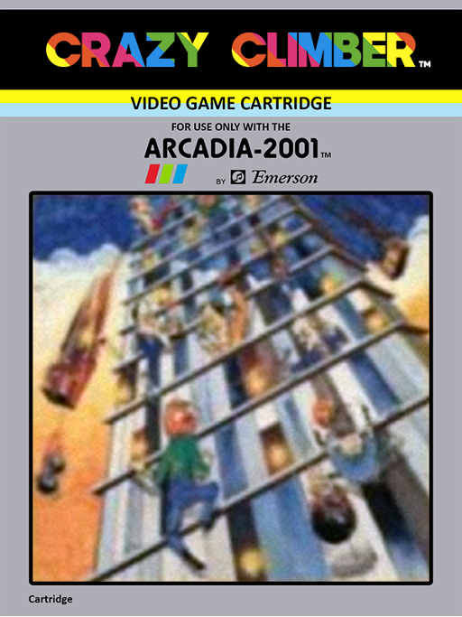Crazy Climber box art for Arcadia 2001